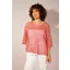 Goose Island popcorn style poncho Pink