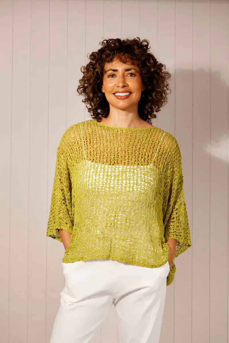 Goose Island popcorn style poncho Pistachio