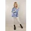 Goose Island abstract blouse Blue