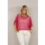 Goose Island knit batwing top Fuchsia
