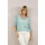 Goose Island star knit top Mint