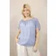 Goose Island broderie anglaise tie top Blue
