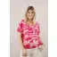 Goose Island tie dye v-neck top Pink