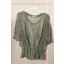 Goose Island embroidered top Khaki
