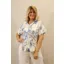 Goose Island linen palm leaf shirt Blue