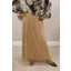 Goose Island pleated tulle skirt Champagne