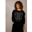 Goose Island rhinestone jumper Black
