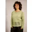 Goose Island wave knit jumper Lime