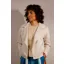 Goose Island suede look cropped jacket Beige