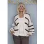 Goose Island stripe cardigan Beige
