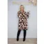 Goose Island pebble tunic dress Chocolate
