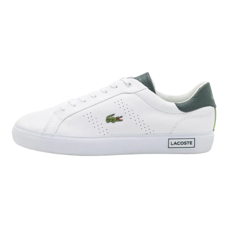 Lacoste Power Court Trainers White / Green SIZE 11 ONLY-1