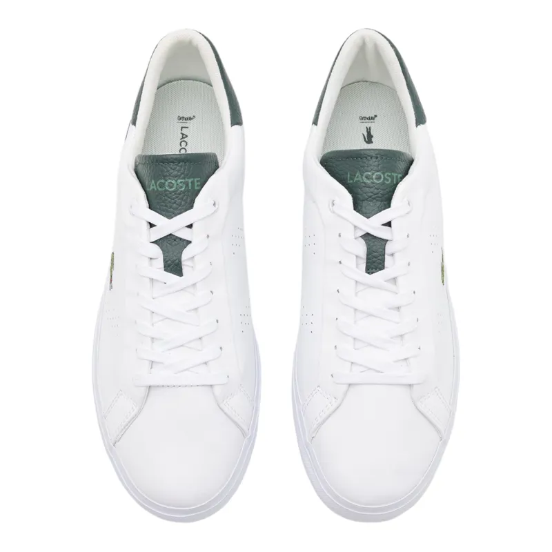 Lacoste Power Court Trainers White / Green SIZE 11 ONLY-4