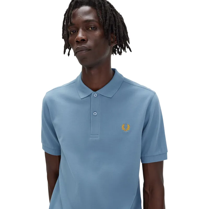 Fred Perry M6000-N11 Polo T-shirt Ash Blue XXXL ONLY-2