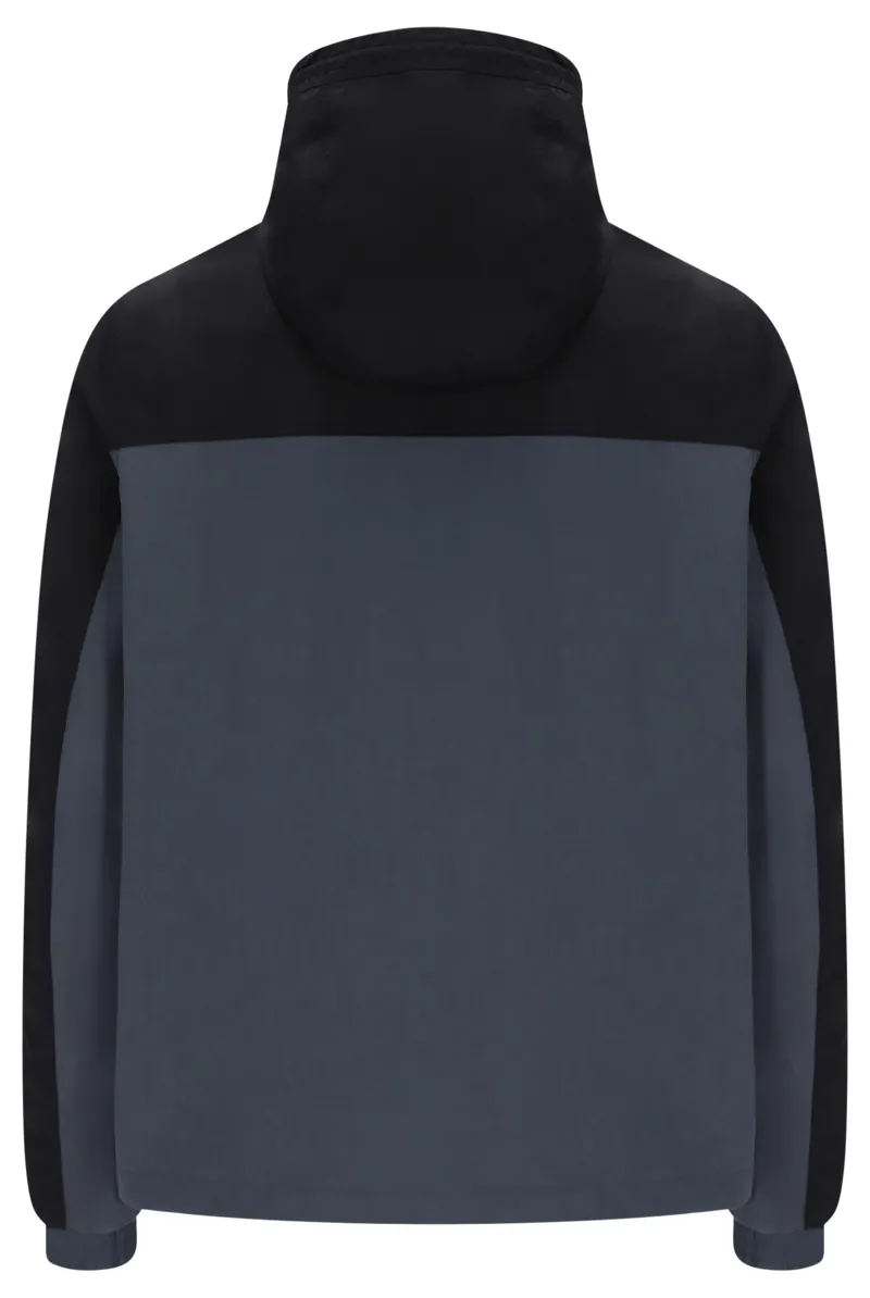 Sergio Tacchini Alba Hooded Jacket Black / Turbulence -1