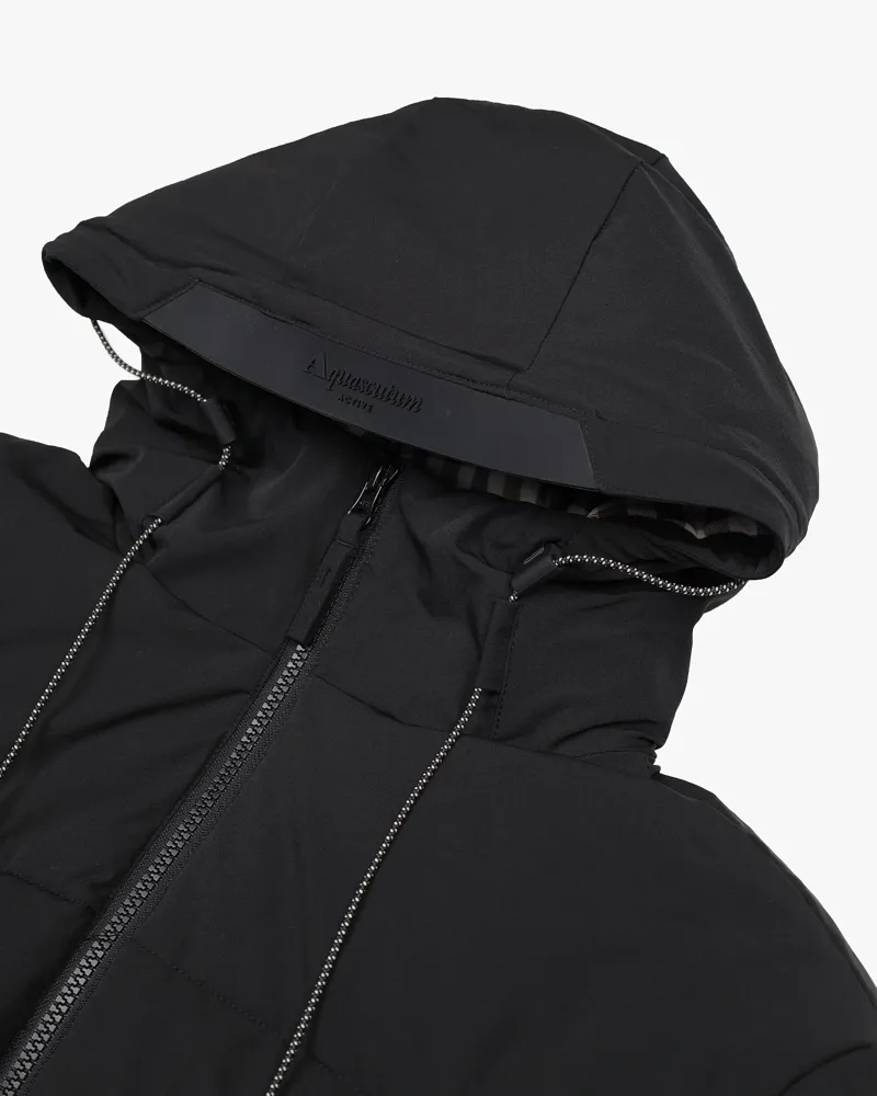 Aquascutum SP Hooded Puffer Coat Black-2