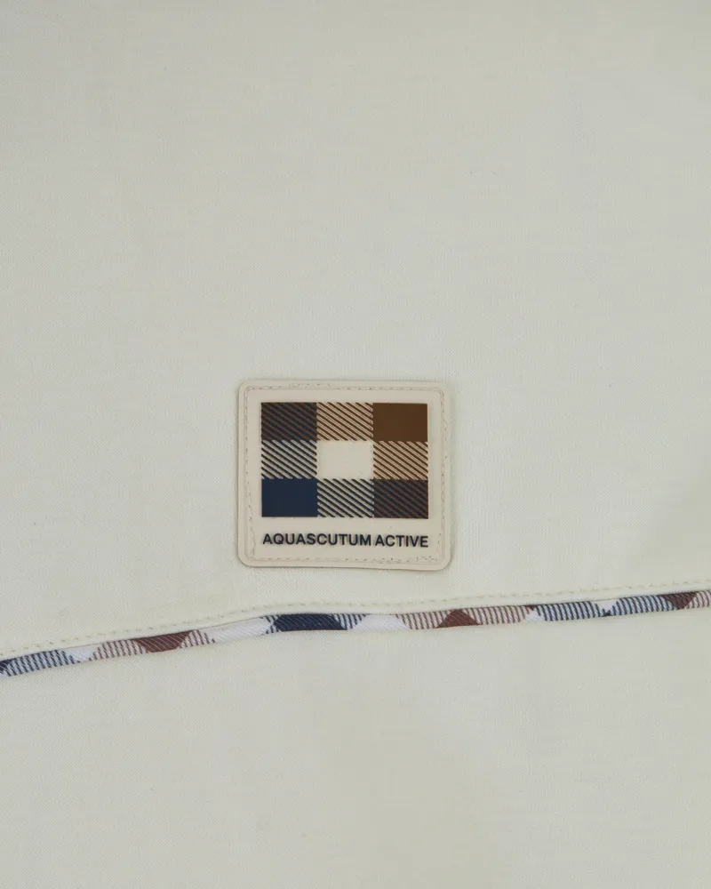 Aquascutum Piping Scuba Track Top Cream-6