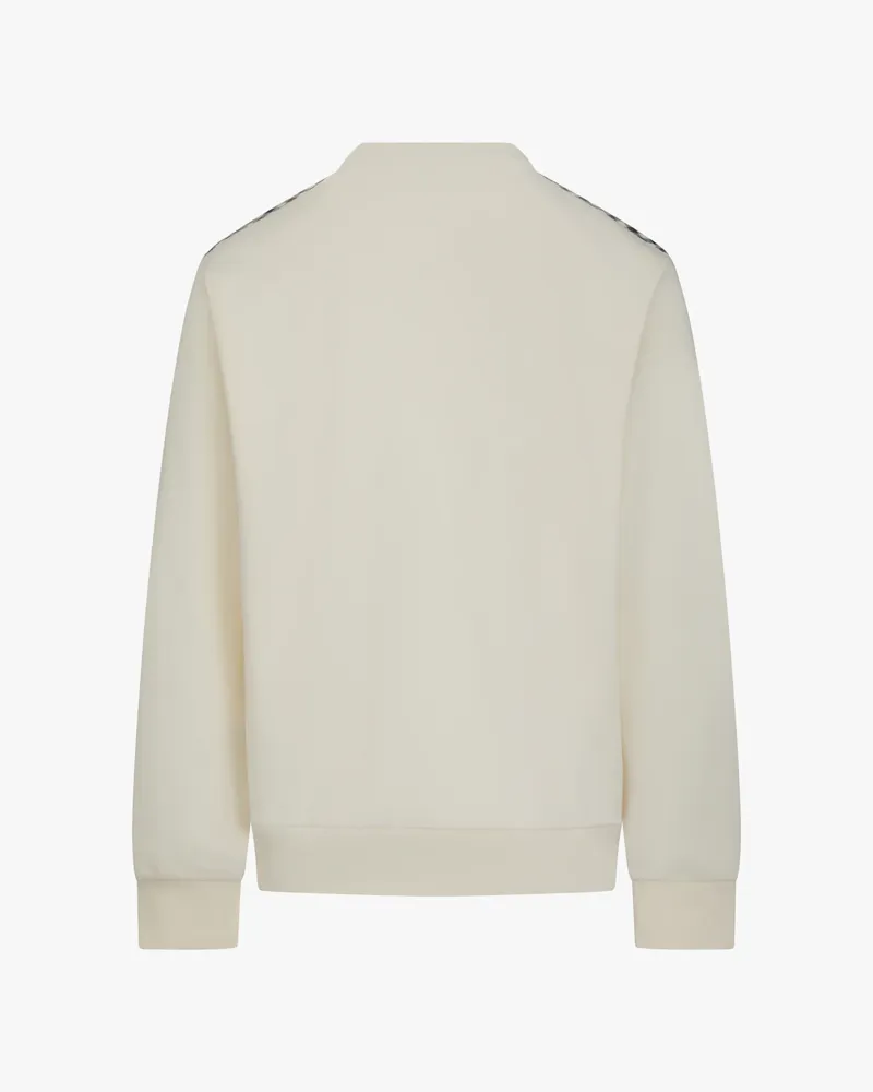 Aquascutum Lamina Insert Crew Sweatshirt Cream-3