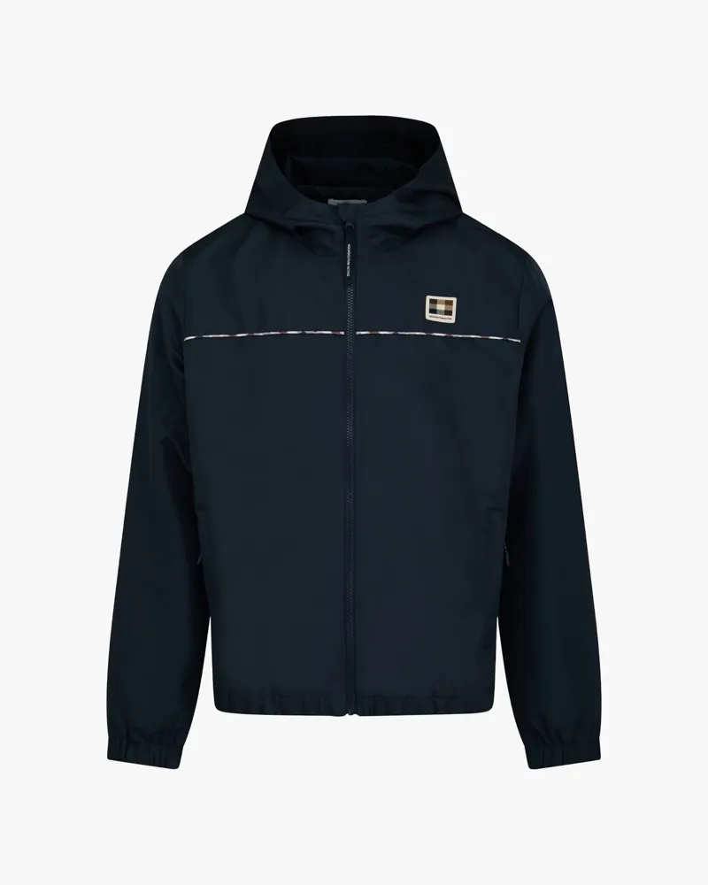 Aquascutum Diamond Wave Badge Track Top Navy -5