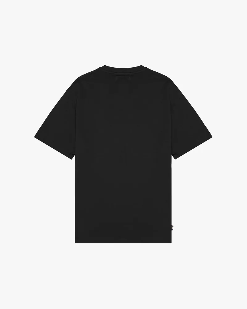 Aquascutum Badge Logo T-Shirt Black-2