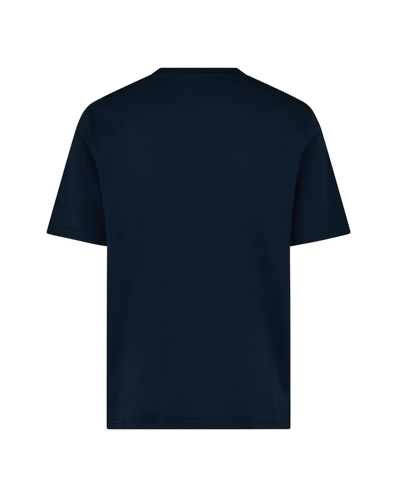 Aquascutum Big Logo T Shirt Navy -3