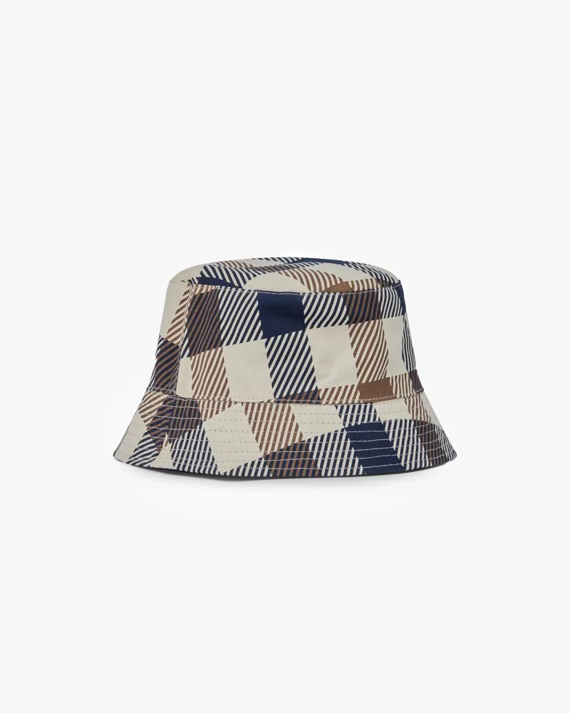 Aquascutum Reversible Cotton Bucket Hat Navy -5