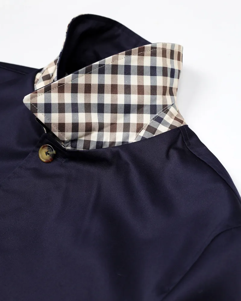 Aquascutum Archival Reversible Mid Coat Navy SIZE LARGE AND XL ONLY-11