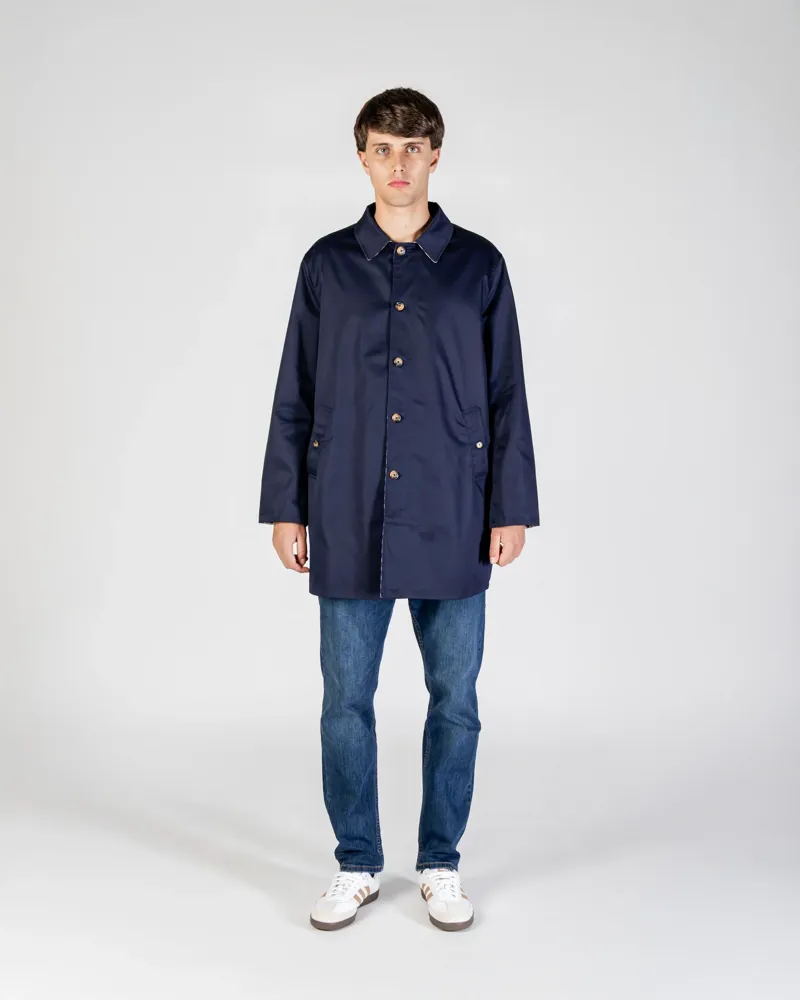 Aquascutum Archival Reversible Mid Coat Navy SIZE LARGE AND XL ONLY-2
