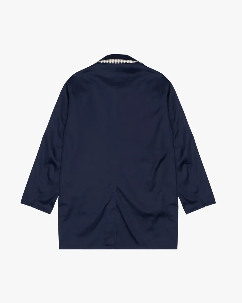 Aquascutum Archival Reversible Mid Coat Navy SIZE LARGE AND XL ONLY-4