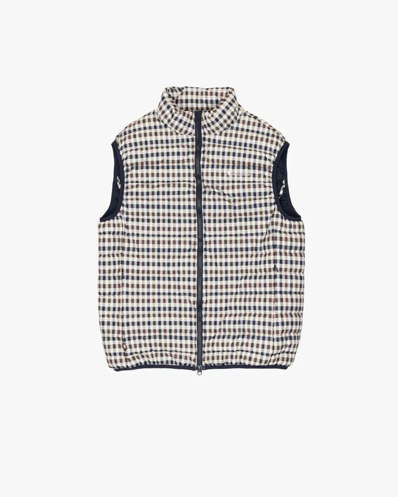 Aquascutum Gilet Vest Club Check -2