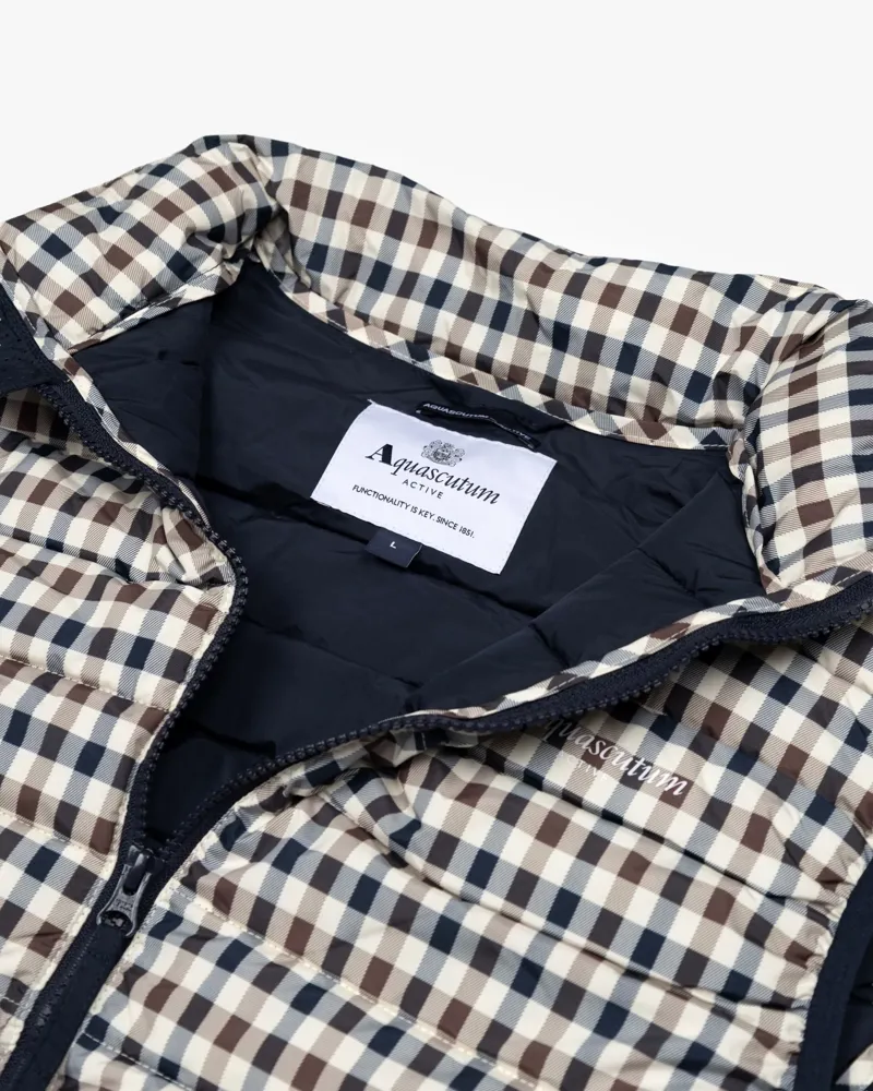 Aquascutum Gilet Vest Club Check -4