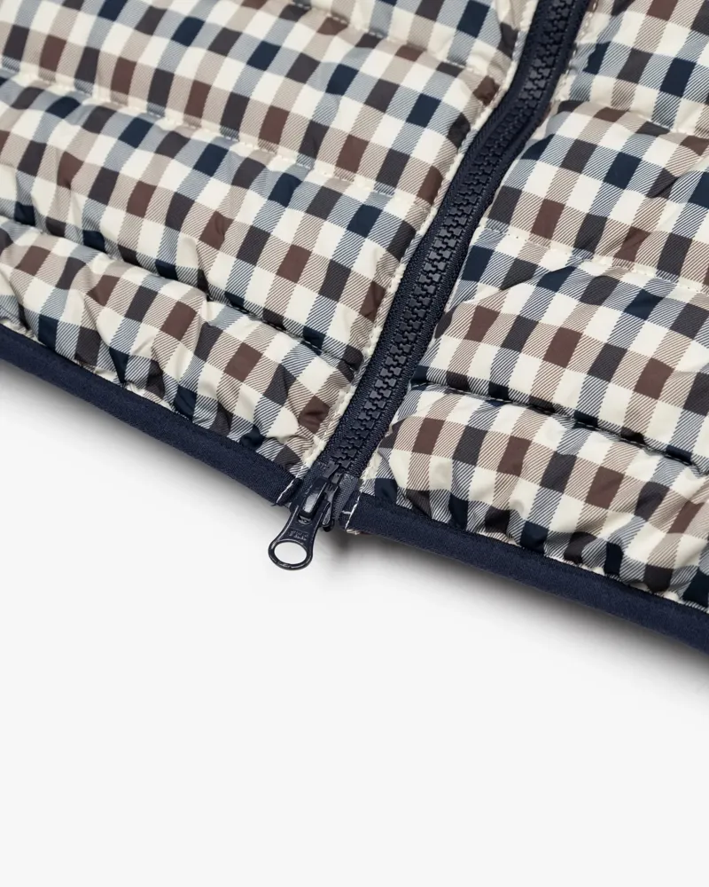 Aquascutum Gilet Vest Club Check -7