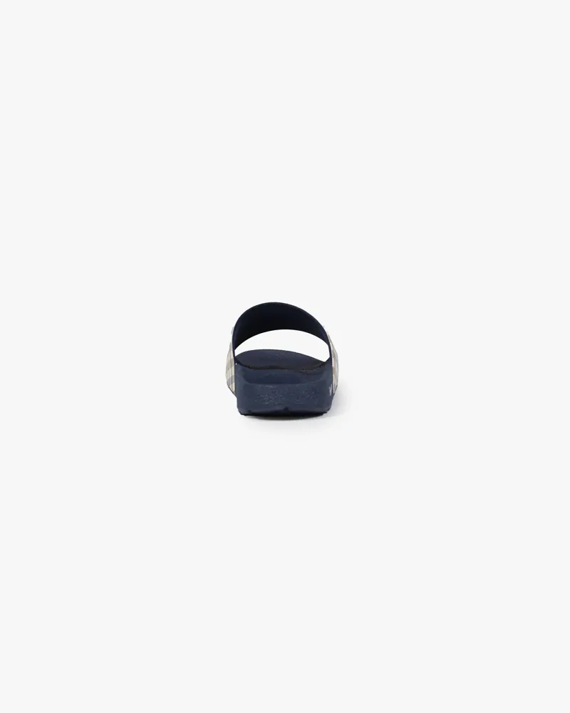 Aquascutum Club Check Sliders Navy-6