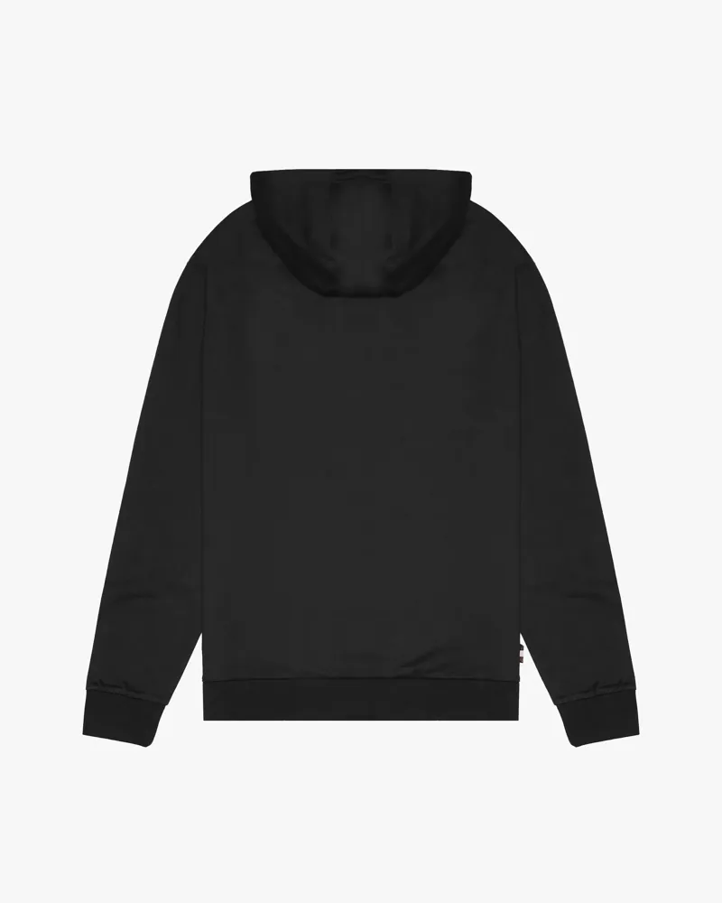 Aquascutum Small Logo Full Zip Hoodie Black-1