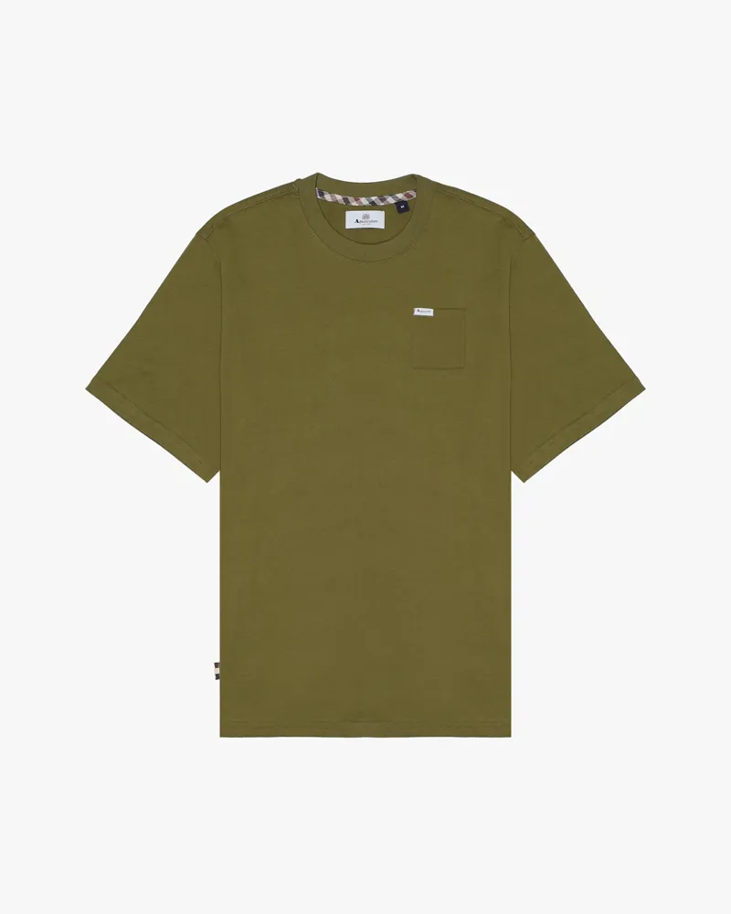 Aquascutum Pocket T-Shirt Green-2