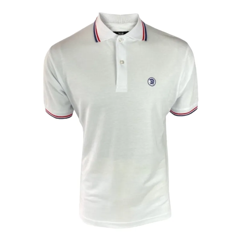 Trojan Twin Tipped Polo White/Red/Navy XXL ONLY LAST ONE
