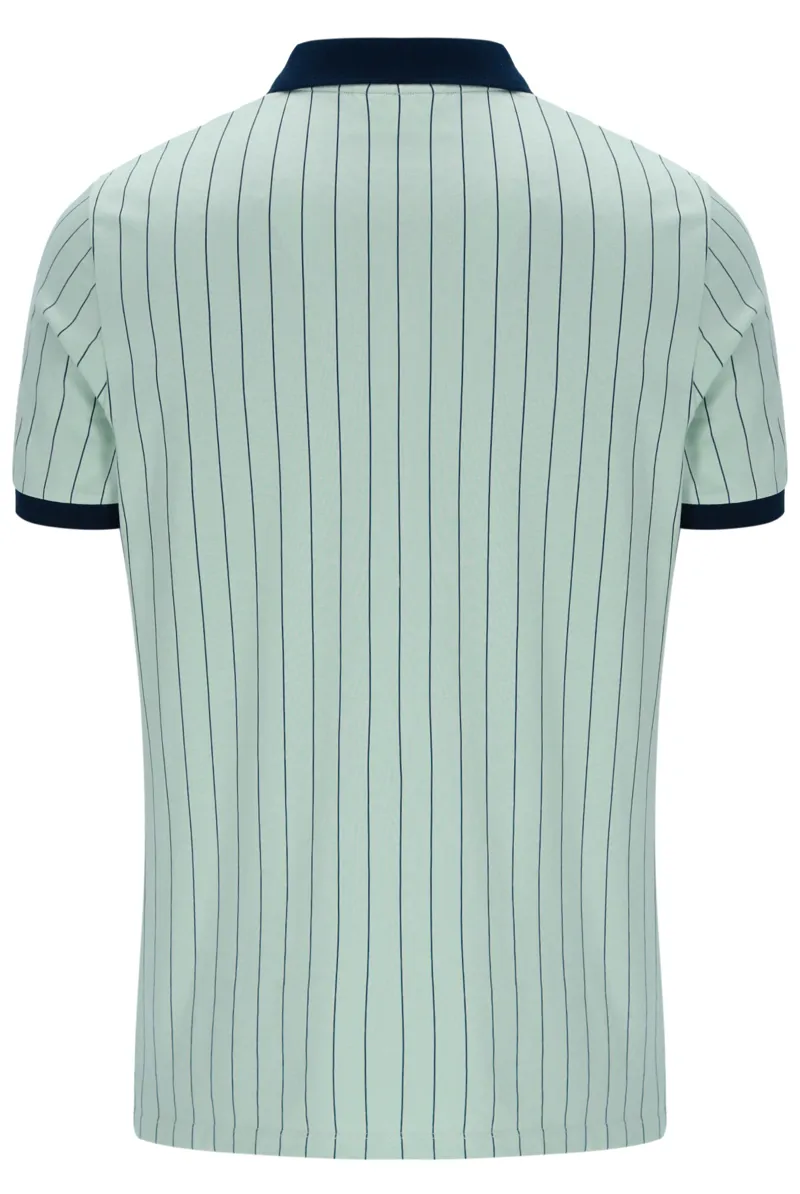 Fila BB1 Classic Vintage Striped Polo Sea Foam-1