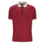 Fila BB1 Classic Vintage Striped Polo Garnet