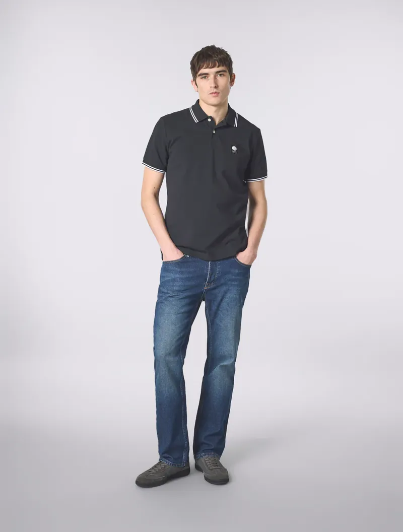 Pretty Green Rayner Polo Black-1