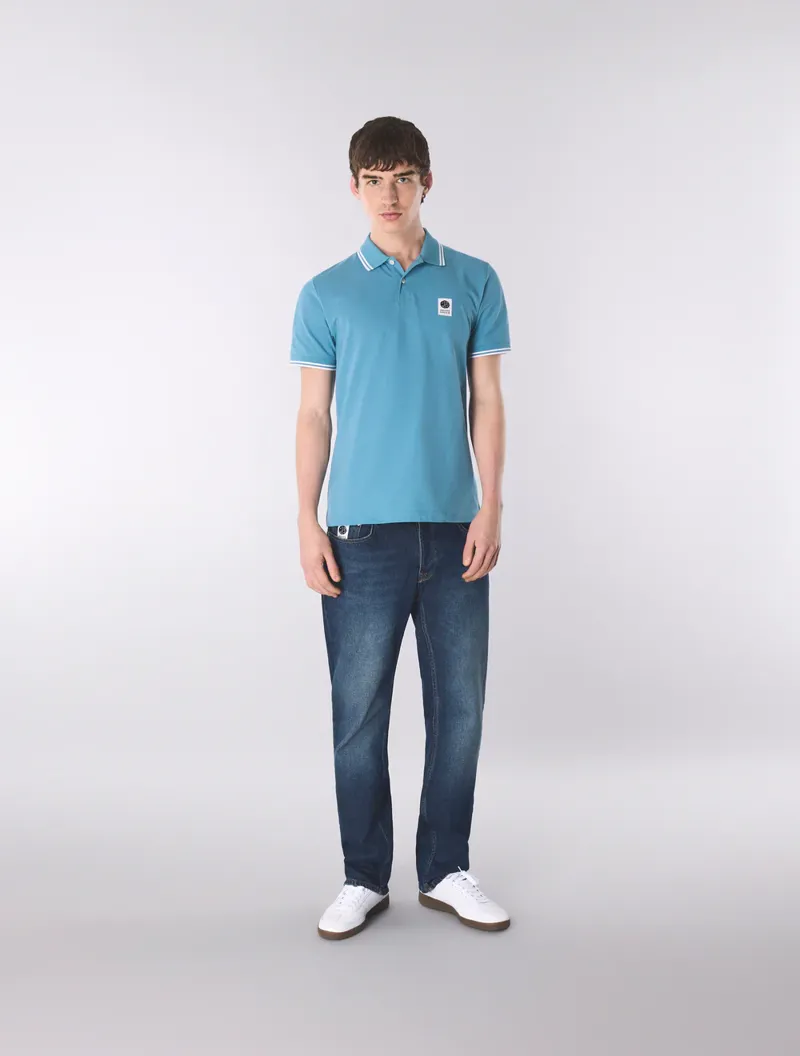 Pretty Green Rayner Polo Blue-1