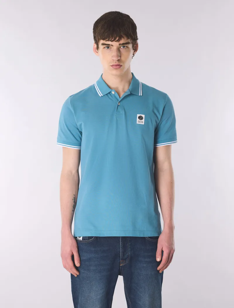 Pretty Green Rayner Polo Blue-2