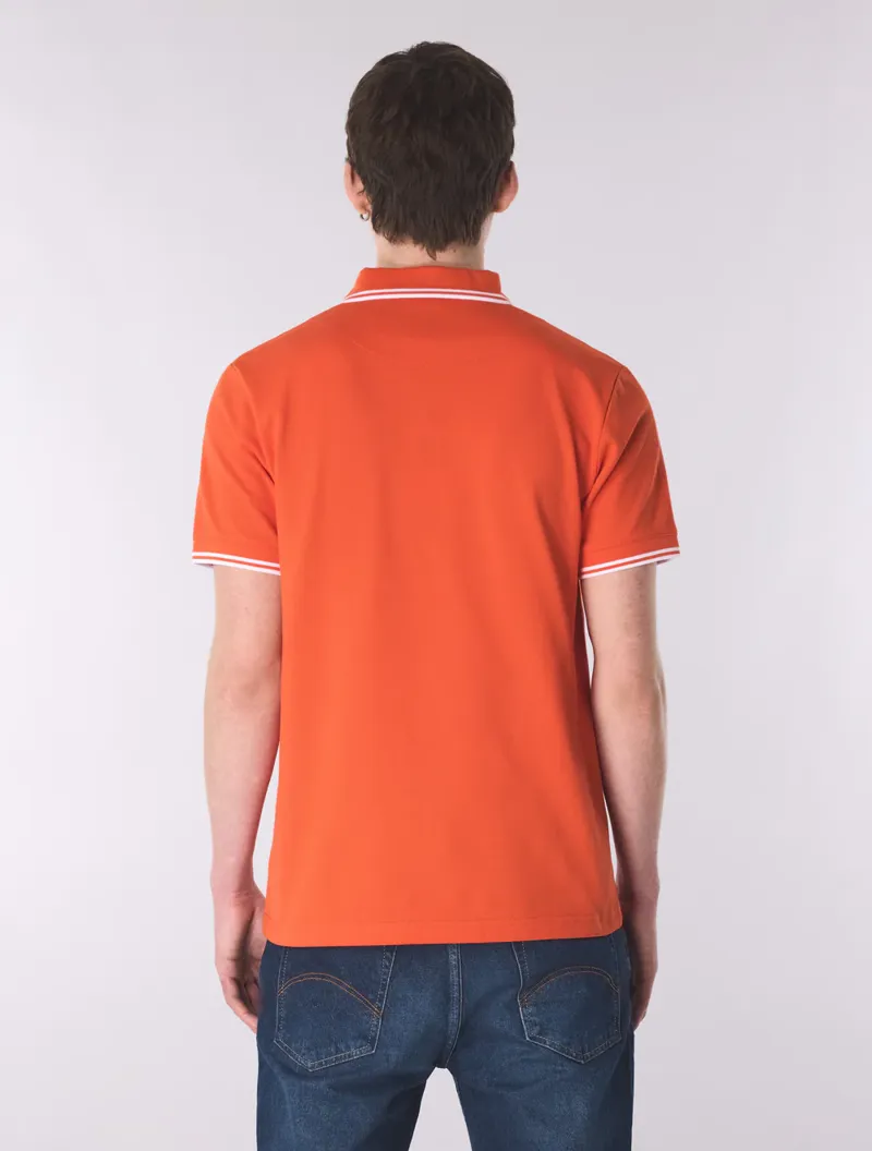 Pretty Green Rayner Polo Orange-3