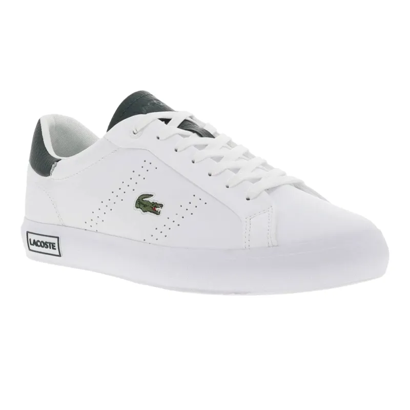 Lacoste Power Court Trainers White / Green SIZE 11 ONLY