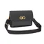 David Jones tweed detail bag Black