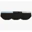 Calvin Klein 3 Pack Hip Brief Rain Dance / Black / Ivory SMALL ONLY