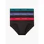 Calvin Klein 3 Pack Hip Brief Maya Blue / Grape / Red SMALL ONLY