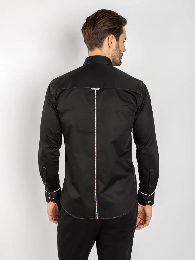 Claudio Lugli Signature Colour Series L/S Shirt Black -3