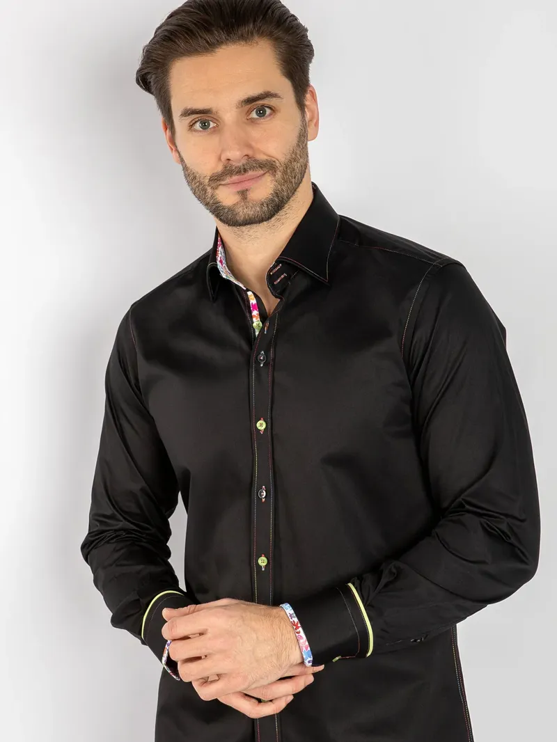 Claudio Lugli Signature Colour Series L/S Shirt Black 