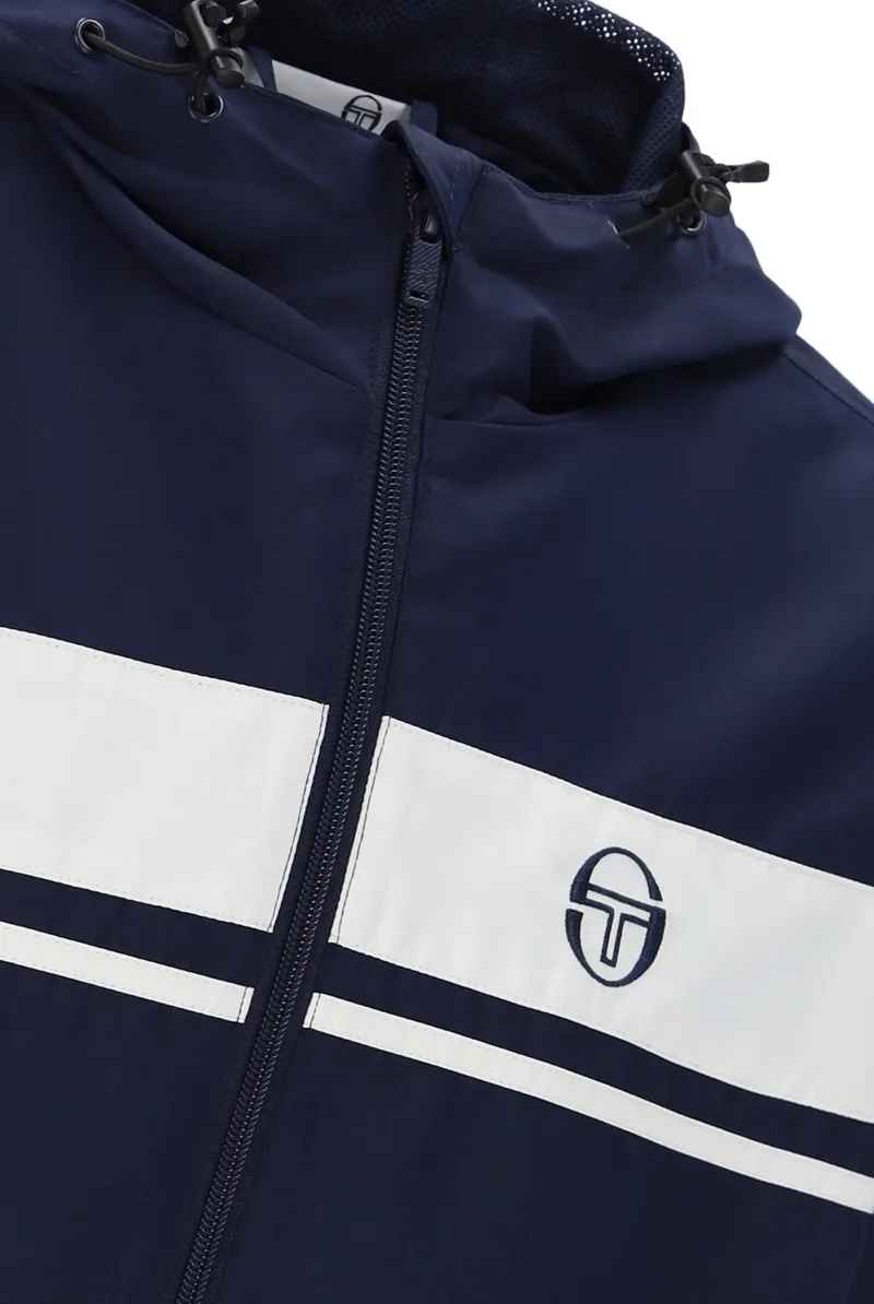 Sergio Tacchini Damarindo Windbreaker Jacket Maritime Blue SIZE XL ONLY-1