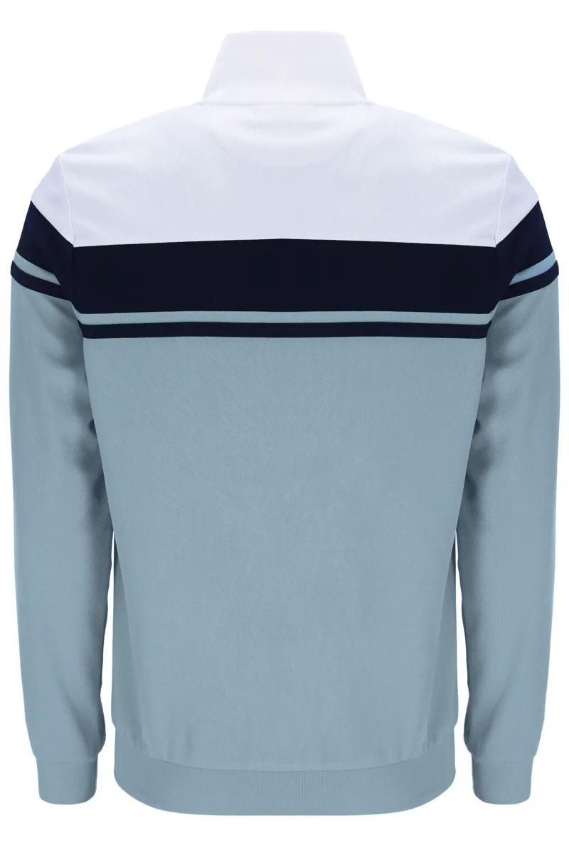 Sergio Tacchini Damarindo Track Top Lead / Maritime / White -1